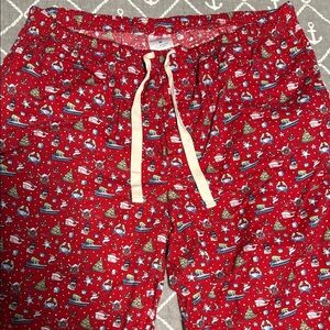 Festive Red vineyard vines Pajama Pants